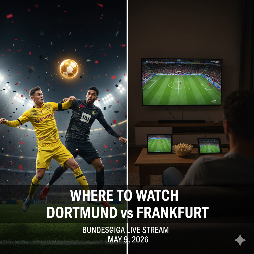 Where to Watch Dortmund vs Frankfurt