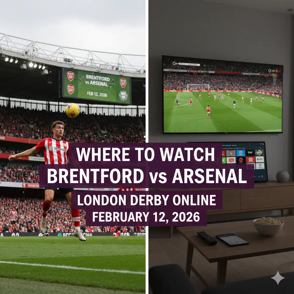Where to Watch Brentford vs Arsenal (February 12, 2026)