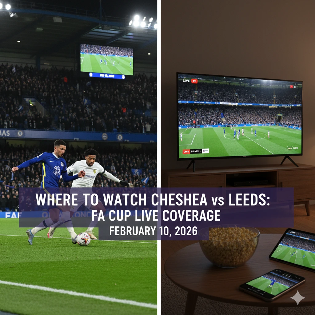 Where to watch Chelsea vs Leeds (February 10, 2026)