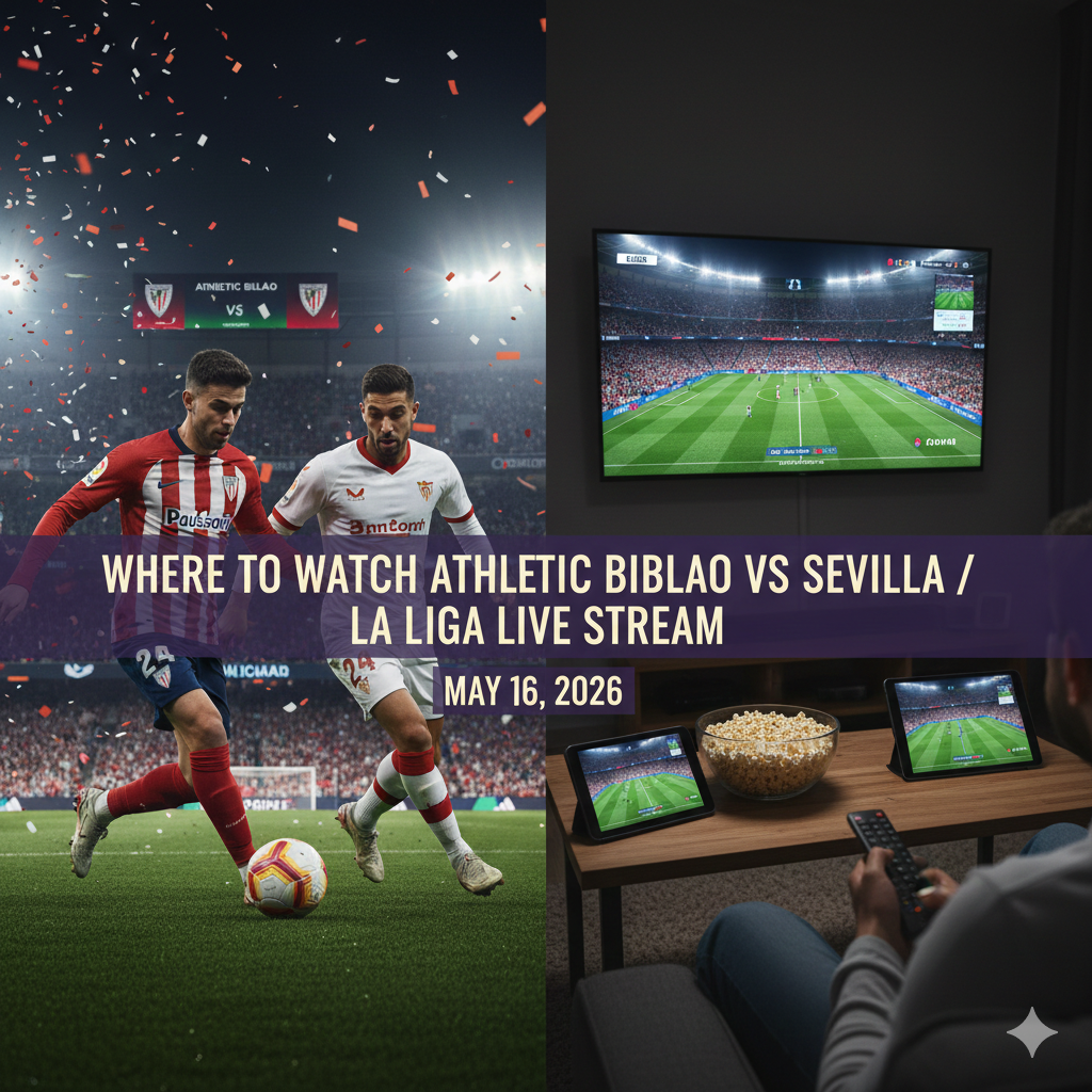 Where to watch Athletic Bilbao vs Sevilla
