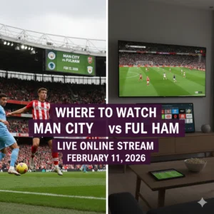 Where to Watch Man City vs Fulham