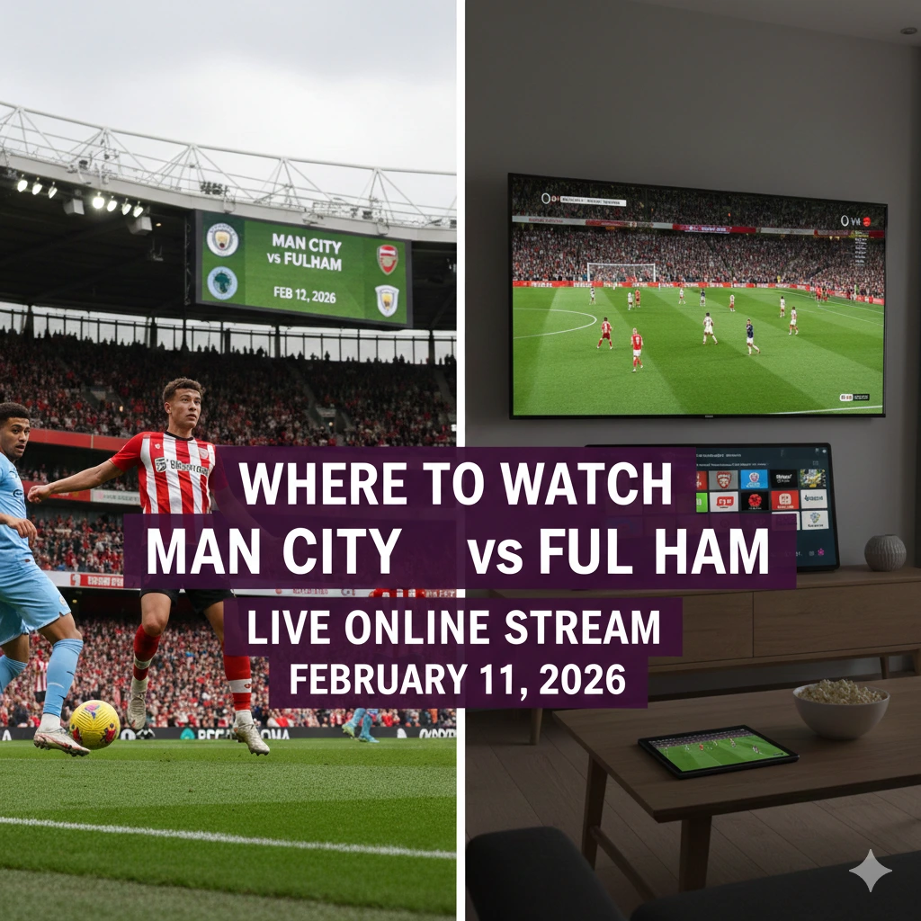Where to Watch Man City vs Fulham