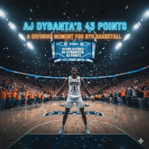 AJ Dybantsa's Record-Shattering 43 Points: A Defining Moment for BYU Basketball