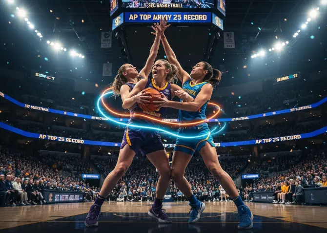 The SEC makes history with a record-breaking presence in the AP Top 25. Dive into our analysis of the unprecedented depth in Women's College Basketball.